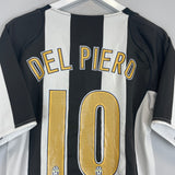 2004/05 JUVENTUS DEL PIERO #10 HOME SHIRT (M) NIKE