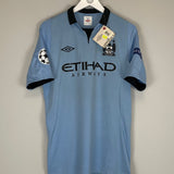 2012/13 MANCHESTER CITY YAYA TOURE #42 *BNWT* C/L HOME SHIRT (L) UMBRO