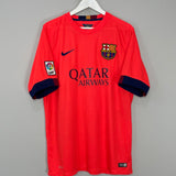 2014/15 BARCELONA MESSI #10 AWAY SHIRT (XL) NIKE