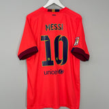 2014/15 BARCELONA MESSI #10 AWAY SHIRT (XL) NIKE