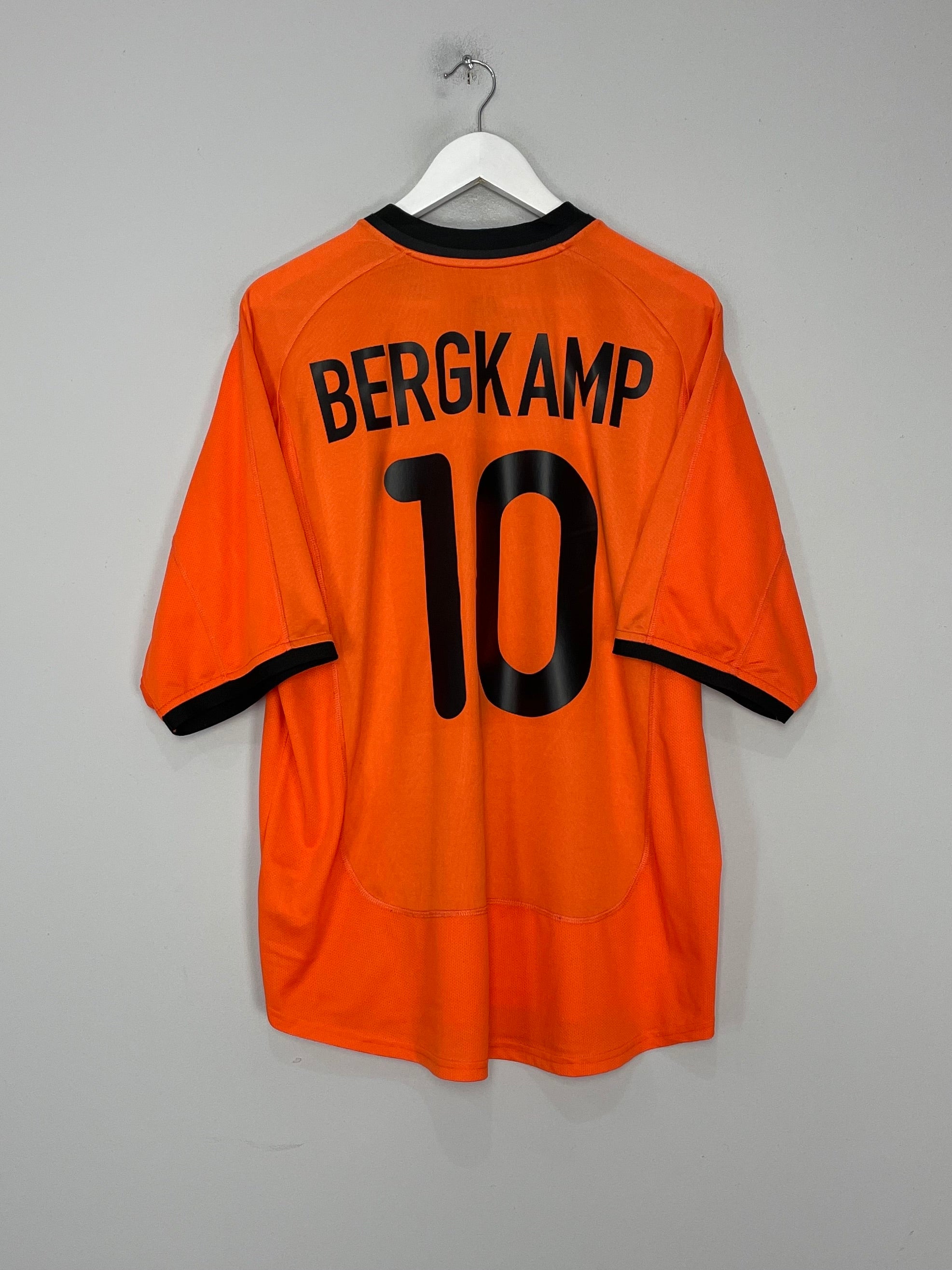 2000/02 NETHERLANDS BERGKAMP #10 HOME SHIRT (XL) NIKE