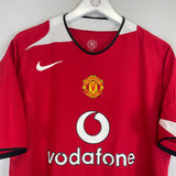 2004/05 MANCHESTER UNITED RONALDO #7 HOME SHIRT (L) NIKE