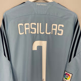 2008/09 REAL MADRID CASILLAS #1 GK SHIRT (XL) ADIDAS