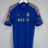 2012/13 CHELSEA DAVID LUIZ #4 HOME SHIRT (M) ADIDAS