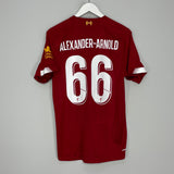 2019/20 LIVERPOOL ALEXANDER-ARNOLD #66 HOME SHIRT (M) NEW BALANCE