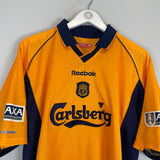 2000/02 LIVERPOOL HYYPIA #12 AWAY SHIRT (L) REEBOK