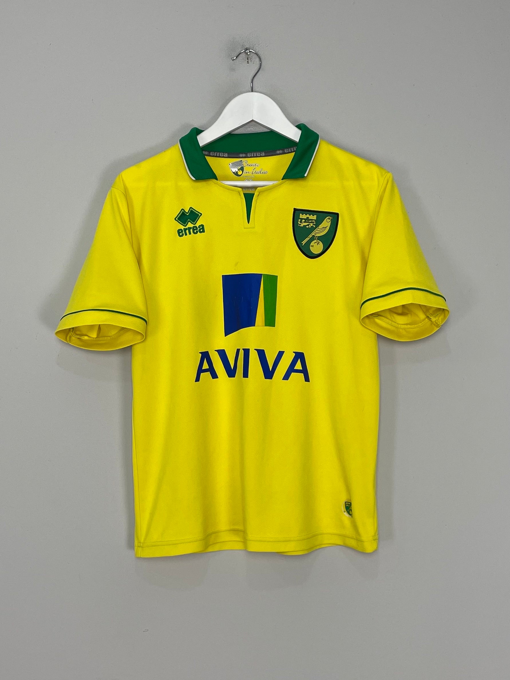 2012/13 NORWICH CITY HOME SHIRT (S) ERREA