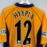 2000/02 LIVERPOOL HYYPIA #12 AWAY SHIRT (L) REEBOK