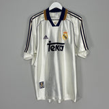 1998/00 REAL MADRID GUTI #14 HOME SHIRT (L) ADIDAS