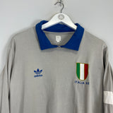 1982 ITALY L/S #1 GK SHIRT (L) ADIDAS ORIGINALS