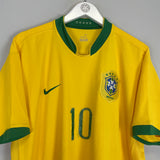 2006/08 BRAZIL RONALDINHO #10 HOME SHIRT (XXL) NIKE