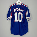 1998/00 FRANCE ZIDANE #10 HOME SHIRT (M) ADIDAS