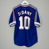 1998/00 FRANCE ZIDANE #10 HOME SHIRT (M) ADIDAS