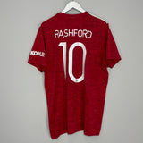 2020/21 MANCHESTER UNITED RASHFORD #10 HOME SHIRT (XL) ADIDAS