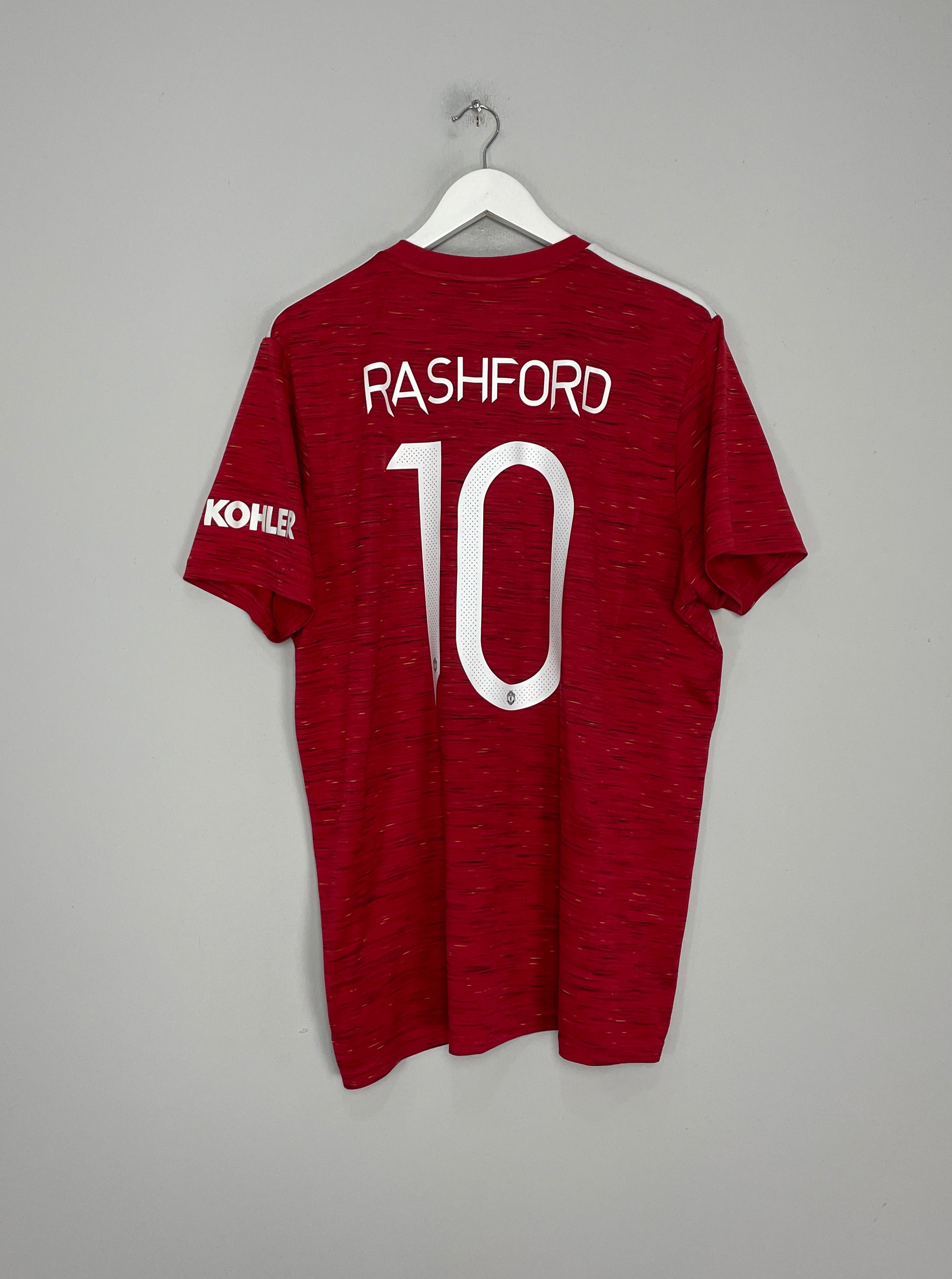 2020/21 MANCHESTER UNITED RASHFORD #10 HOME SHIRT (XL) ADIDAS