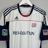 2010/11 NEW ENGLAND REVOLUTION SCHILAWSKI #15 *PLAYER ISSUE* AWAY SHIRT (XL) ADIDAS