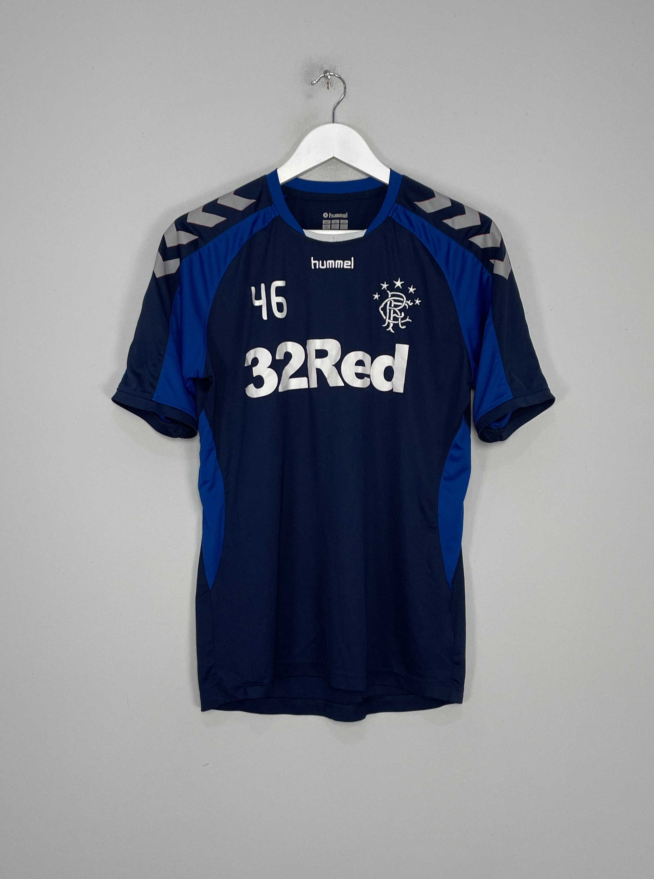 2018/19 RANGERS *STAFF ISSUE* TRAINING SHIRT (M) HUMMEL