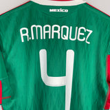 2010 MEXICO R.MARQUEZ #4 HOME SHIRT (L) ADIDAS