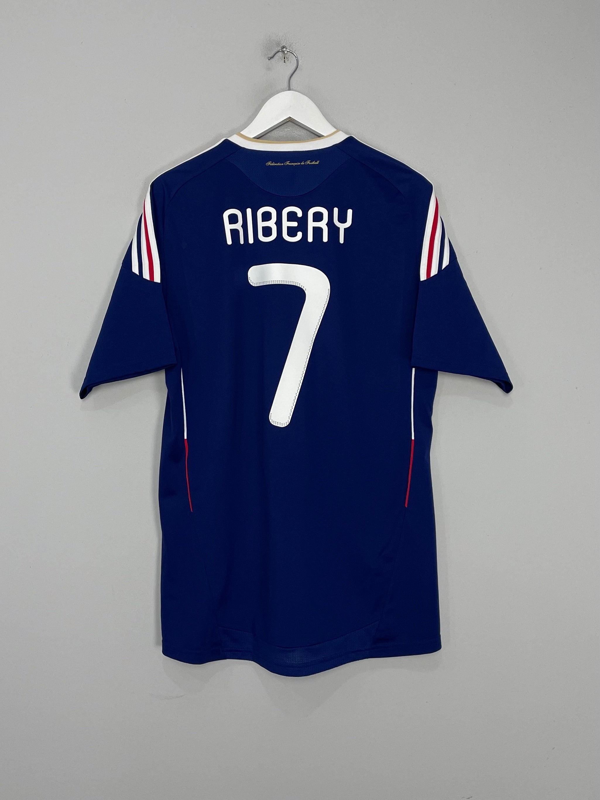 2009/10 FRANCE RIBERY #7 HOME SHIRT (L) ADIDAS