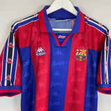 1995/97 BARCELONA #19 *PLAYER ISSUE* HOME SHIRT (XL) KAPPA