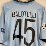 2012/13 MANCHESTER CITY BALOTELLI #45 C/L HOME SHIRT (XXL) UMBRO