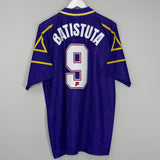 1997/98 FIORENTINA BATISTUTA #9 HOME SHIRT (XL) FILA