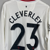 2012/13 MANCHESTER UNITED CLEVERLEY #23 L/S C/L AWAY SHIRT (XXL) NIKE