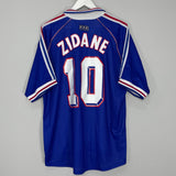 1998/00 FRANCE ZIDANE #10 HOME SHIRT (XL) ADIDAS