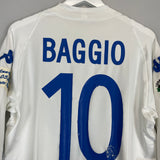 2003/04 BRESCIA BAGGIO #10 *BNWT* GRAZIE ROBY AWAY SHIRT (XL) KAPPA