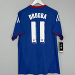 2010/11 CHELSEA DROGBA #11 *BNWT* HOME SHIRT (M) ADIDAS