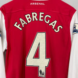 2010/11 ARSENAL FABREGAS #4 L/S HOME SHIRT (M) NIKE