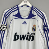 2007/08 REAL MADRID RAUL #7 L/S C/L HOME SHIRT (L) ADIDAS