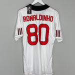 2010/11 AC MILAN RONALDINHO #80 *BNWT* AWAY SHIRT (L) ADIDAS