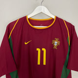 2002/04 PORTUGAL C.RONALDO #11 *PLAYER ISSUE* HOME SHIRT (L) NIKE