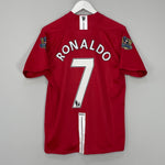 2007/09 MANCHESTER UNITED RONALDO #7 HOME SHIRT (M) NIKE