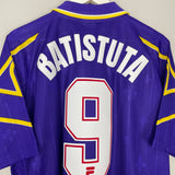 1997/98 FIORENTINA BATISTUTA #9 HOME SHIRT (XL) FILA