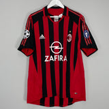 2005/06 AC MILAN INZAGHI #9 C/L HOME SHIRT (L) ADIDAS