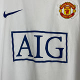 2008/10 MANCHESTER UNITED RONALDO #7 AWAY SHIRT (M) NIKE