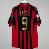 2005/06 AC MILAN INZAGHI #9 C/L HOME SHIRT (L) ADIDAS