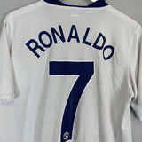 2008/10 MANCHESTER UNITED RONALDO #7 AWAY SHIRT (M) NIKE