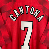 1996/98 MANCHESTER UNITED CANTONA #7 HOME SHIRT (XXL) UMBRO