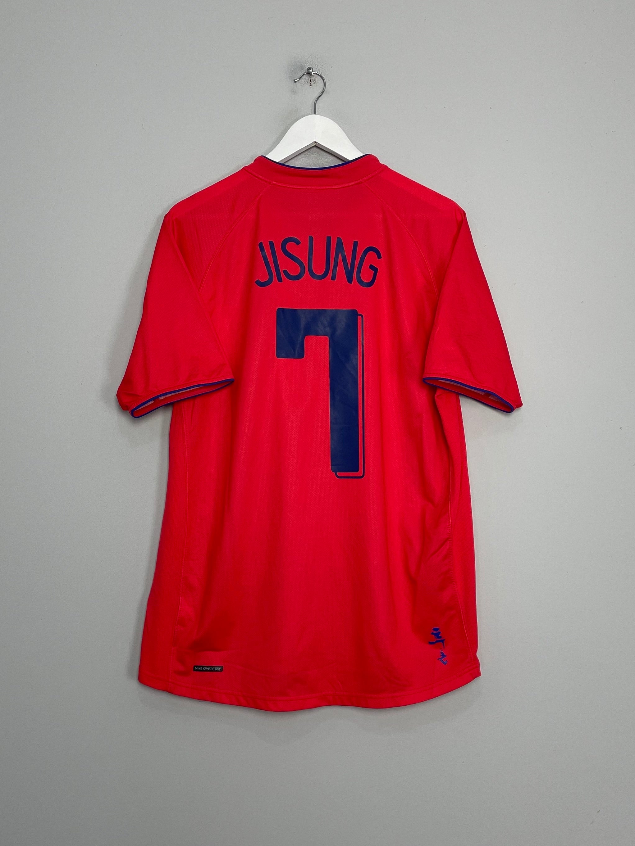 2006/08 SOUTH KOREA JISUNG #7 HOME SHIRT (L) NIKE