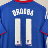 2010/11 CHELSEA DROGBA #11 *BNWT* HOME SHIRT (M) ADIDAS