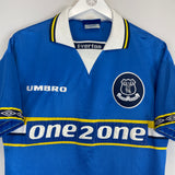 1997/99 EVERTON MATTERAZI #15 HOME SHIRT (M) UMBRO