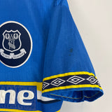 1997/99 EVERTON MATTERAZI #15 HOME SHIRT (M) UMBRO