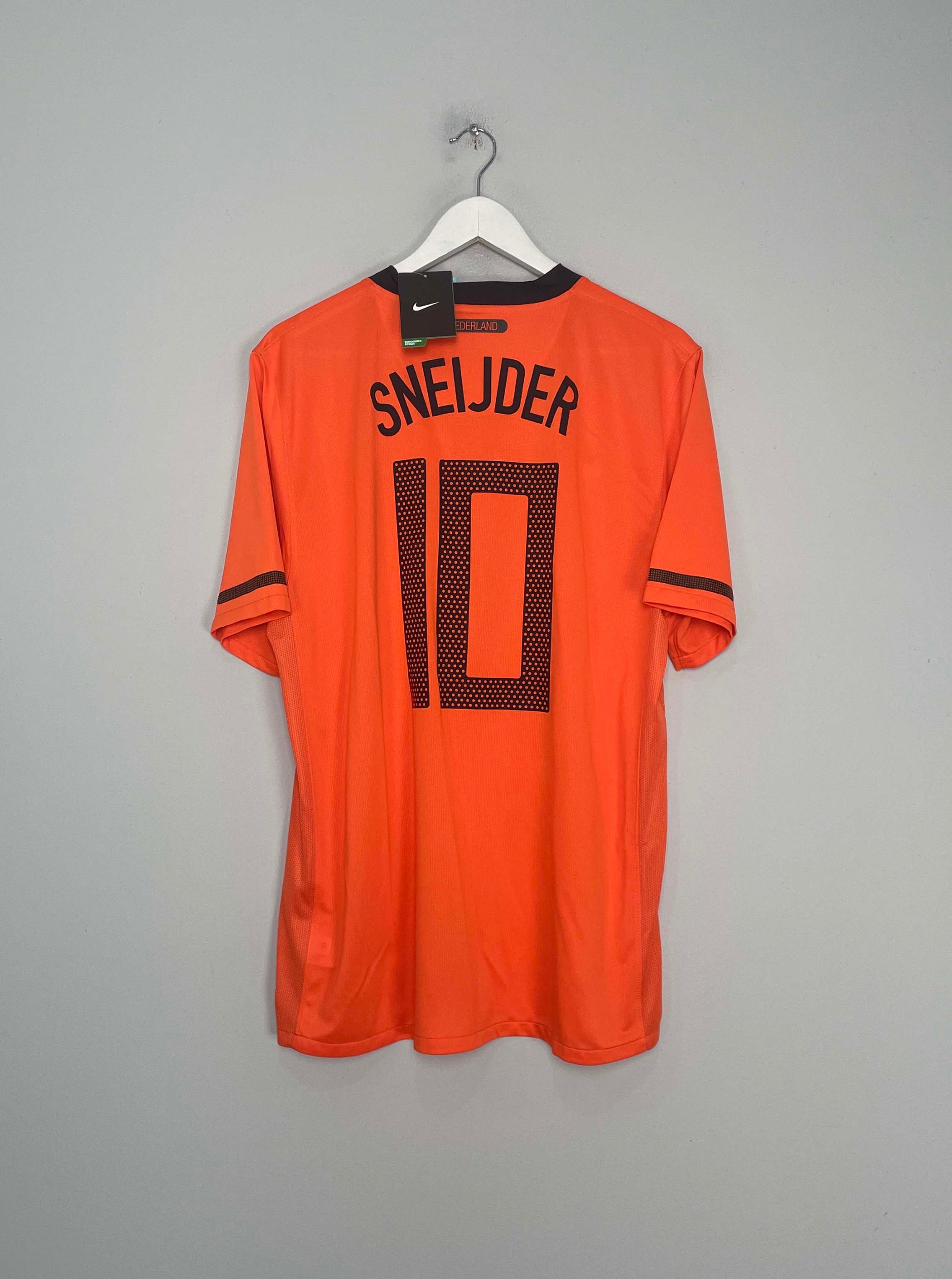 2010/11 NETHERLANDS SNEIJDER #10 *BNWT* HOME SHIRT (L) NIKE