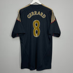 2009/10 LIVERPOOL GERRARD #8 AWAY SHIRT (XL) ADIDAS