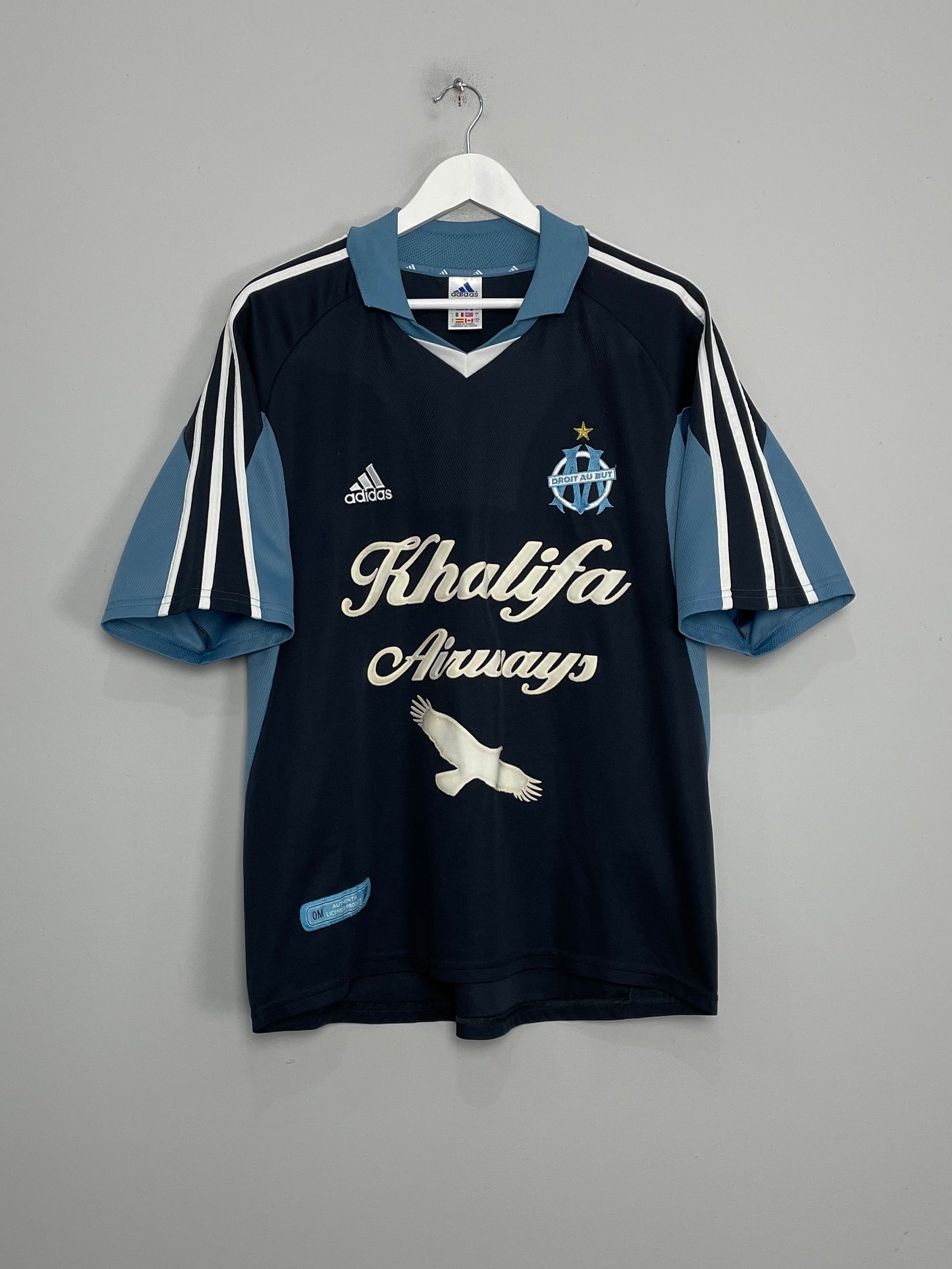 2001/02 MARSEILLE AWAY SHIRT (L) ADIDAS