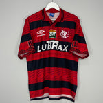 1995/96 FLAMENGO *CENTENARY* HOME SHIRT (L) UMBRO