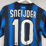 2010/11 INTER MILAN SNEIJDER #10 HOME SHIRT (S) NIKE